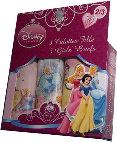 Culottes Princesses Disney